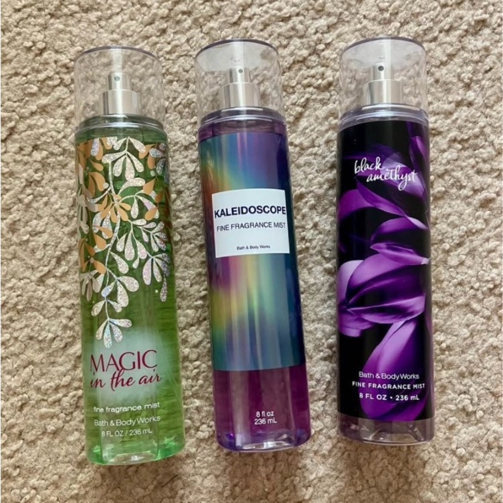 Bath & Body Works Magic in the air Kaleidoscope Black amethyst Fragrance Mists
